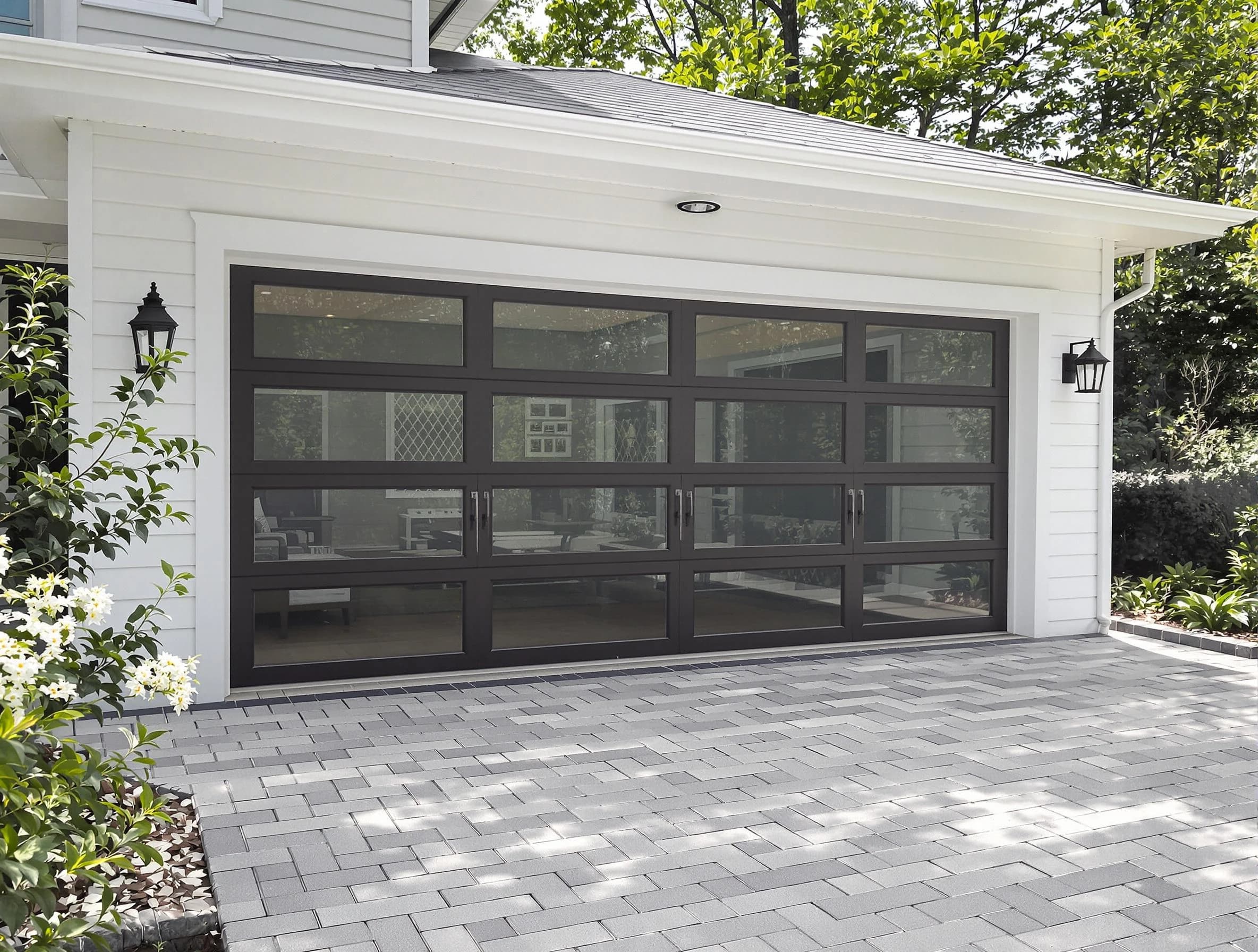 Union City Garage Door Repair design specialist presenting custom garage door options to Union City homeowner