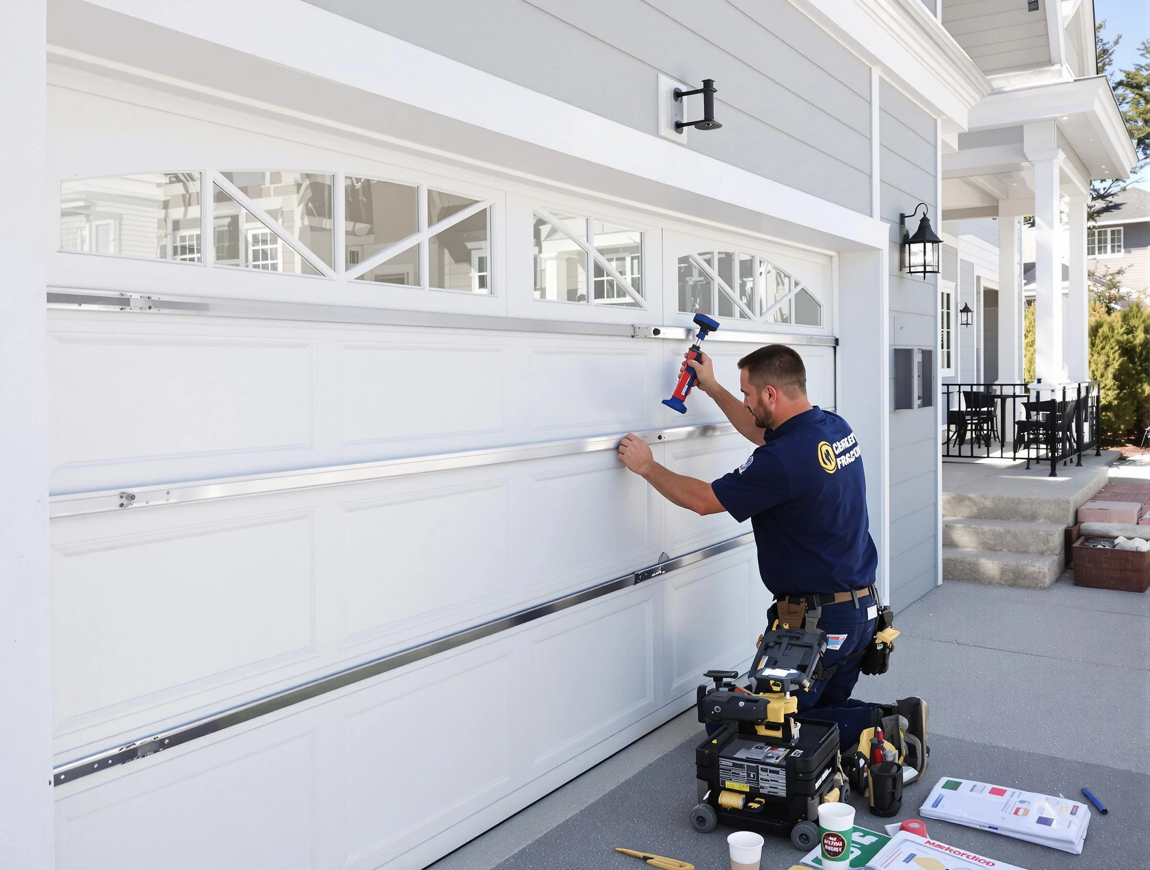 Professional garage door installation by Union City Garage Door Repair in Union City